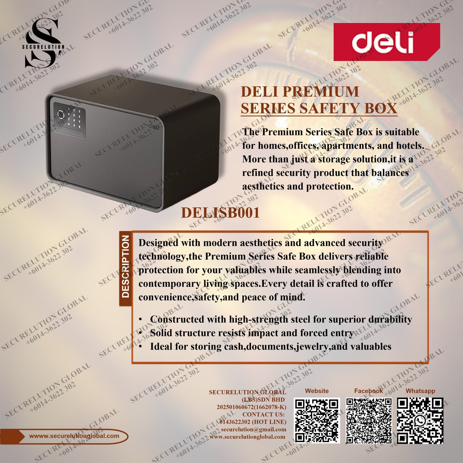 DELI PREMIUM SERIES SAFETY BOX - Image 5