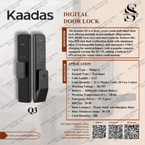 KAADAS Q3 DIGITAL DOOR LOCK