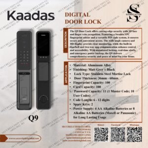 KAADAS Q9 DIGITAL DOOR LOCK