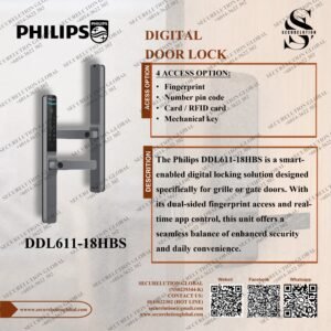 PHILIPS DDL611-18HBS DIGITAL DOOR LOCK