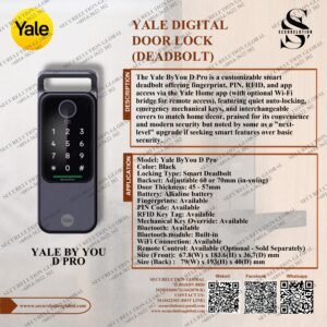 YALE DIGITAL DOOR LOCK (DEADBOLT)