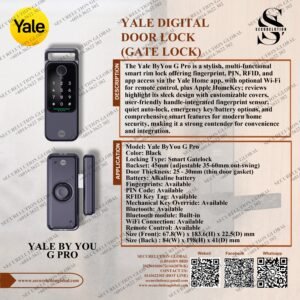 YALE DIGITAL DOOR LOCK(GATE LOCK)