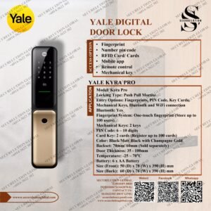 YALE DIGITAL DOOR LOCK