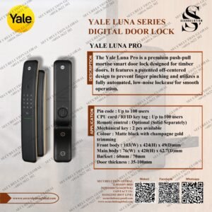 YALE LUNA SERIES DIGITAL DOOR LOCK
