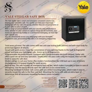 YALE STELLAR SAFE BOX
