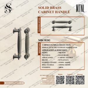 SOLID BRASS CABINET HANDLE