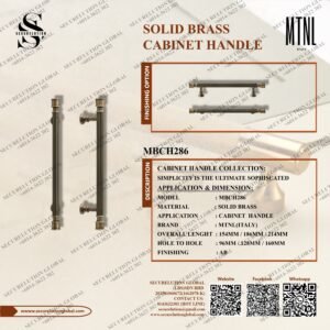 SOLID BRASS CABINET HANDLE
