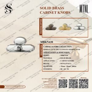 SOLID BRASS CABINET KNOBS