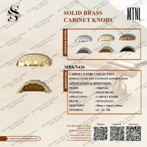 SOLID BRASS CABINET KNOBS