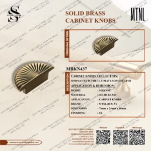SOLID BRASS CABINET KNOBS
