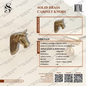 SOLID BRASS CABINET KNOBS