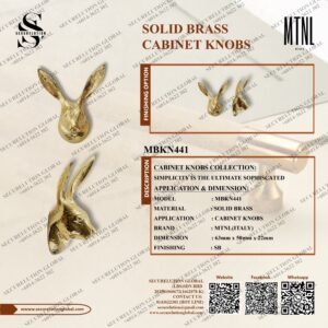 SOLID BRASS CABINET KNOBS