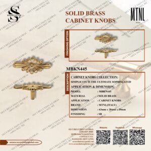 SOLID BRASS CABINET KNOBS