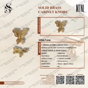 SOLID BRASS CABINET KNOBS