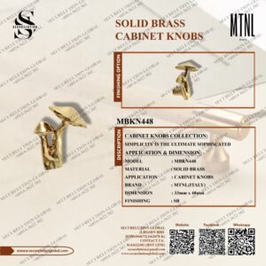 SOLID BRASS CABINET KNOBS