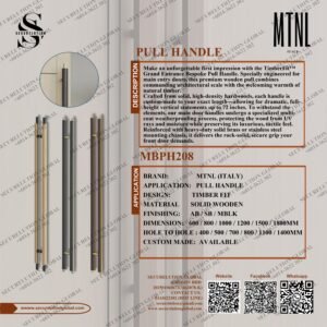 MTNL TimberFit Solid Wood Pull Handle MBPH208
