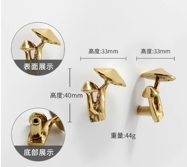 SOLID BRASS CABINET KNOBS - Image 3